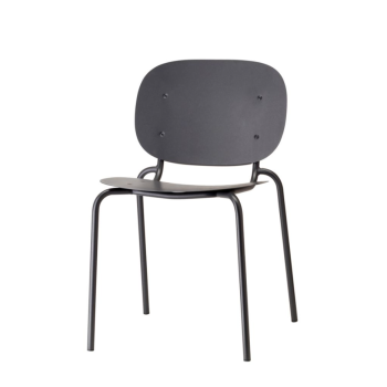 SI-SI' Chair with Galvanized Frame by SCAB