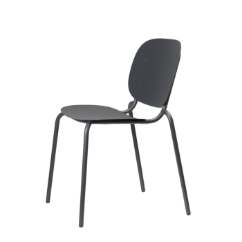SI-SI' Chair with Galvanized Frame by SCAB
