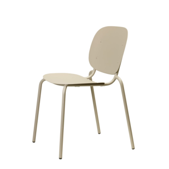 SI-SI' Chair with Galvanized Frame by SCAB
