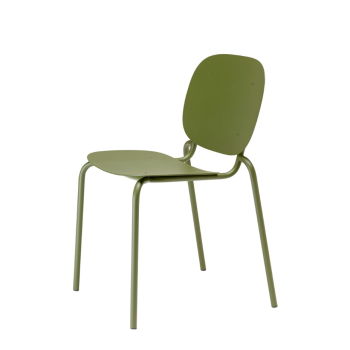 SI-SI' Chair with Galvanized Frame by SCAB