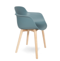 SICLA chair with wooden legs - INFINITI