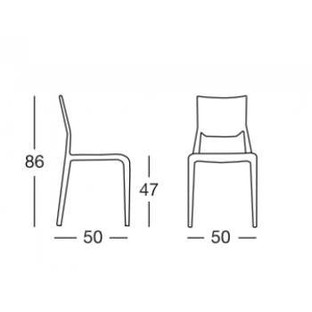 Sirio chair 2319 Scab