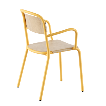 SKOL wooden chair with armrests - INFINITI