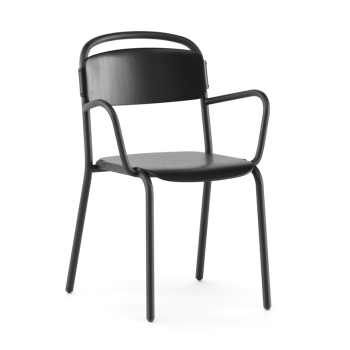 SKOL wooden chair with armrests - INFINITI