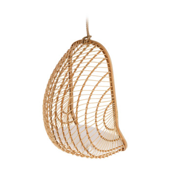 Ekaterina hanging chair in rattan