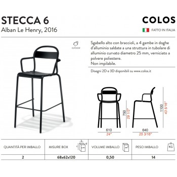STECCA 5 COLOS chair