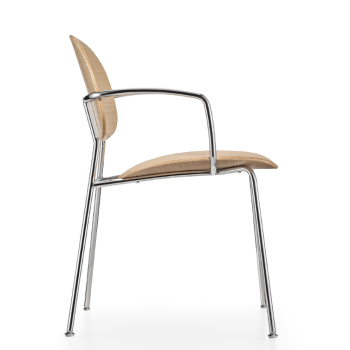 TONDINA 4-legged chair with armrests - INFINITI
