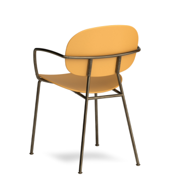 TONDINA POP 4-legged chair with armrests - INFINITI