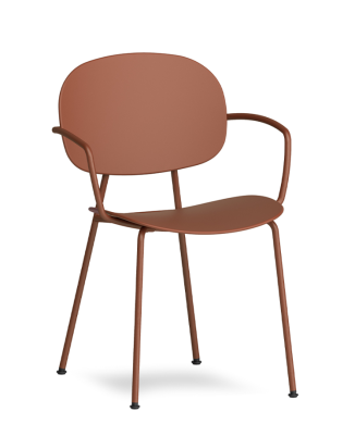 TONDINA POP 4-legged chair with armrests - INFINITI