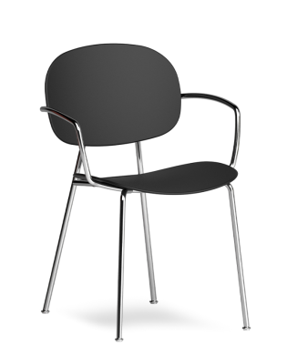 TONDINA POP 4-legged outdoor chair with armrests - INFINITI