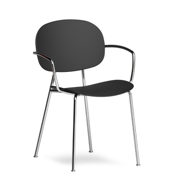 TONDINA POP 4-legged outdoor chair with armrests - INFINITI