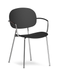 TONDINA POP 4-legged outdoor chair with armrests - INFINITI