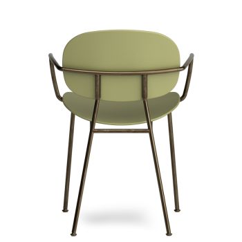 TONDINA POP 4-legged outdoor chair with armrests - INFINITI