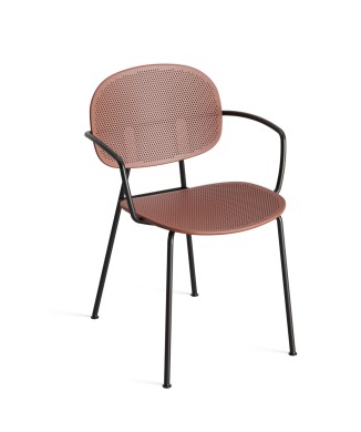 Tondina Slim chair with Infiniti Outdoor armrests
