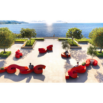 TWIST modular sculpture-seat by Plust