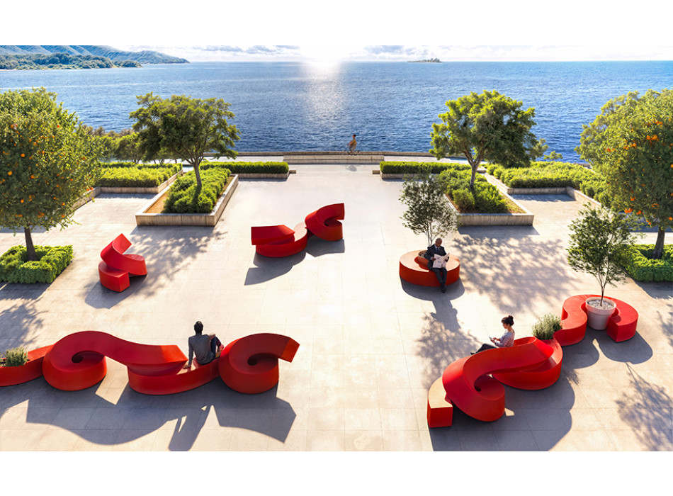 TWIST modular sculpture-seat by Plust