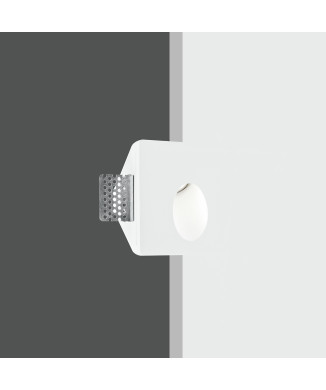 ARIEL WHITE SQUARE RECESSED STEP LIGHT 1XGU10 MINI 10X10X5CM