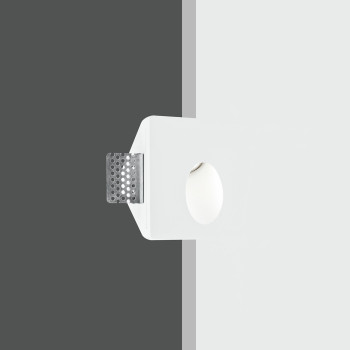 ARIEL WHITE SQUARE RECESSED STEP LIGHT 1XGU10 MINI 10X10X5CM