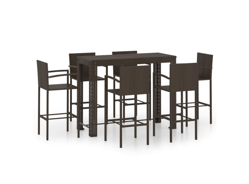 5-piece Garden Sofa Set with ALUM Cushions.