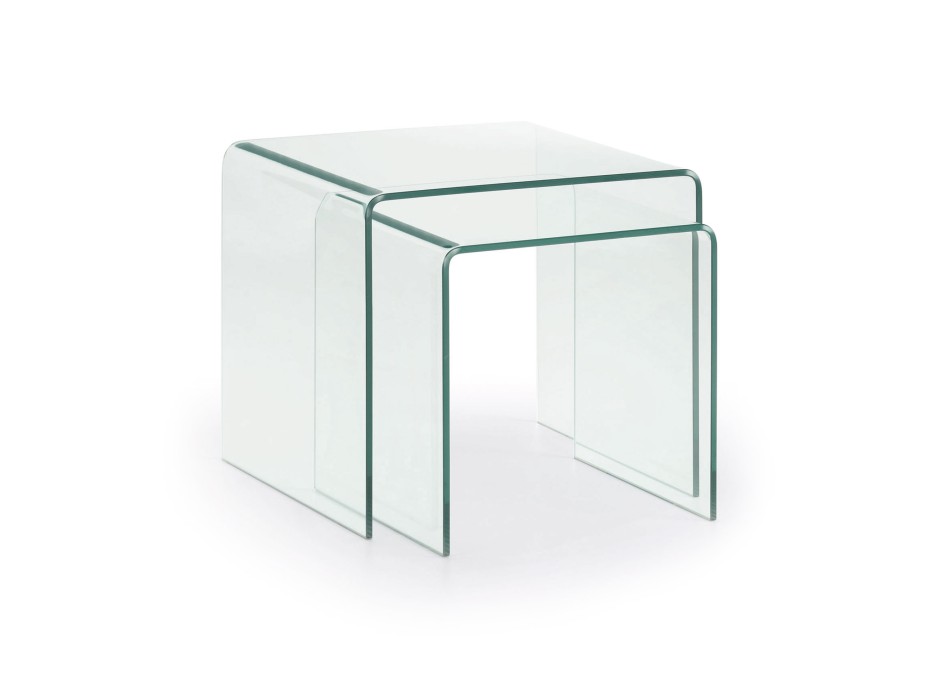 Burano set of 2 nesting tables, 50 cm and 42 x 50 cm