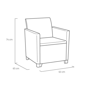 Garden set CLAIRE LOUNGE SET KETER