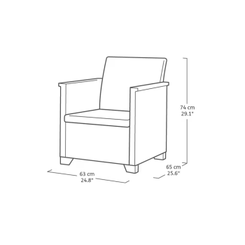 KETER EMMA LOUNGE SET Garden Set