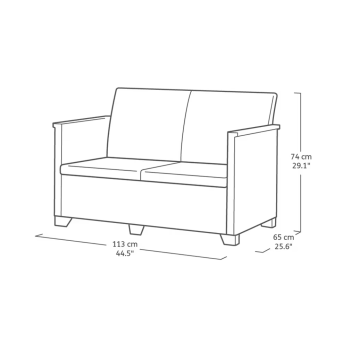 KETER EMMA LOUNGE SET Garden Set