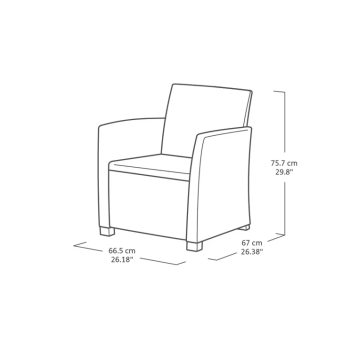 KETER MIA LOUNGE SET Garden Set