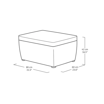 KETER MIA LOUNGE SET Garden Set