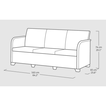 KETER ROSALIE LOUNGE SET Garden Set