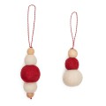 Dempsey Set of 2 Roto Ball Hanging Roto Ball Hanging Ornaments