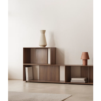 Set of 5 adjustable feet with adhesive for Litto bookcases