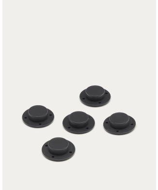 Set of 5 adjustable feet with adhesive for Litto bookcases