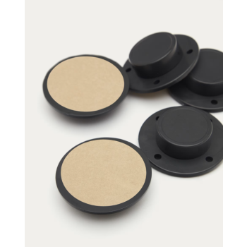 Set of 5 adjustable feet with adhesive for Litto bookcases