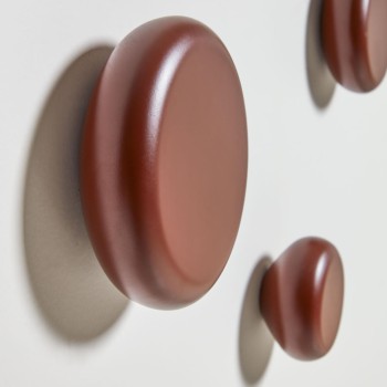 Set Nadue di 3 appendiabiti in legno massello di fiti in legno massello di faggi