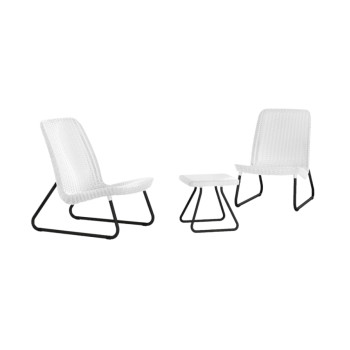 KETER RIO PATIO SET Garden Table and 2 Chairs