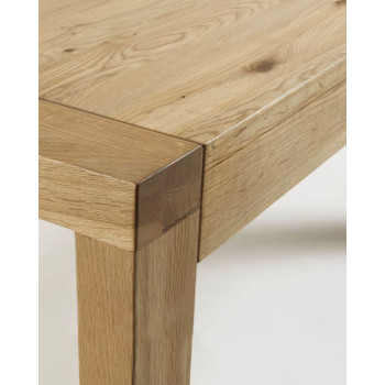 Briva table set + Harlan chenille chairs