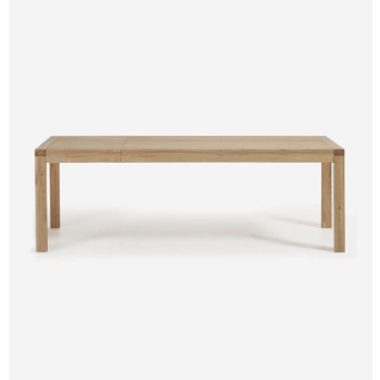 Briva table set + Harlan chenille chairs