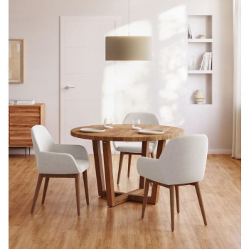 Nahla round table set + Konna chairs 