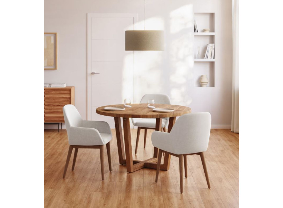 Nahla round table set + Konna chairs 