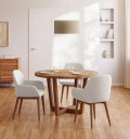 Nahla round table set + Konna chairs 