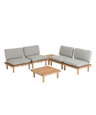 Viridis set of 4 armchairs and two tables FSC 100%