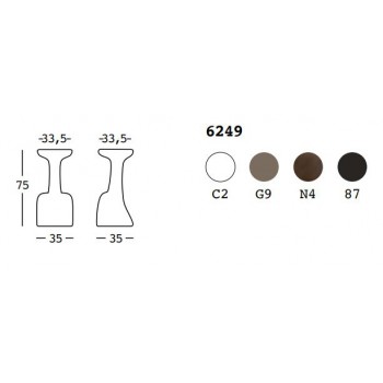 ARMILLARIA STOOL STOOL 6249 PLUST