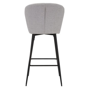 LOSANNA GRAY BAR STOOL SET OF 2 PCS