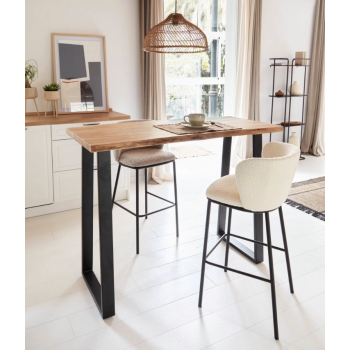 Ciselia shearling stool 65 cm