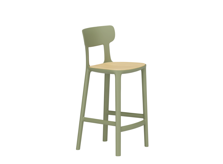 CANOVA WOOD Kitchen Stool - INFINITI