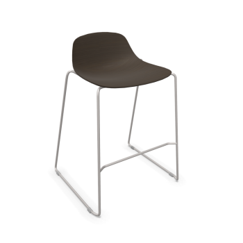3D PURE LOOP MINI ROD wooden kitchen stool - INFINITI