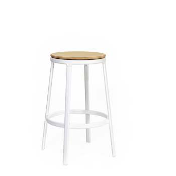 ROUND&ROUND - INFINITI Swivel Wooden Seat Kitchen Stool