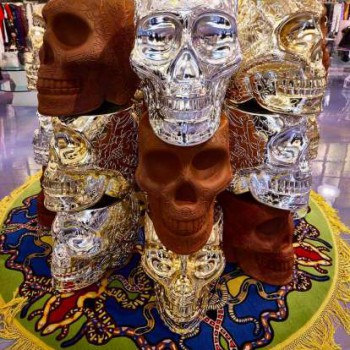 MEXICO STOOL AND TABLE METAL FINISH 70003 QEEBOO