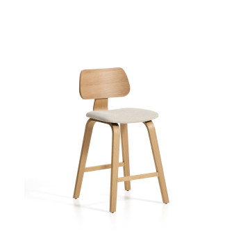 Gena stool in veneer